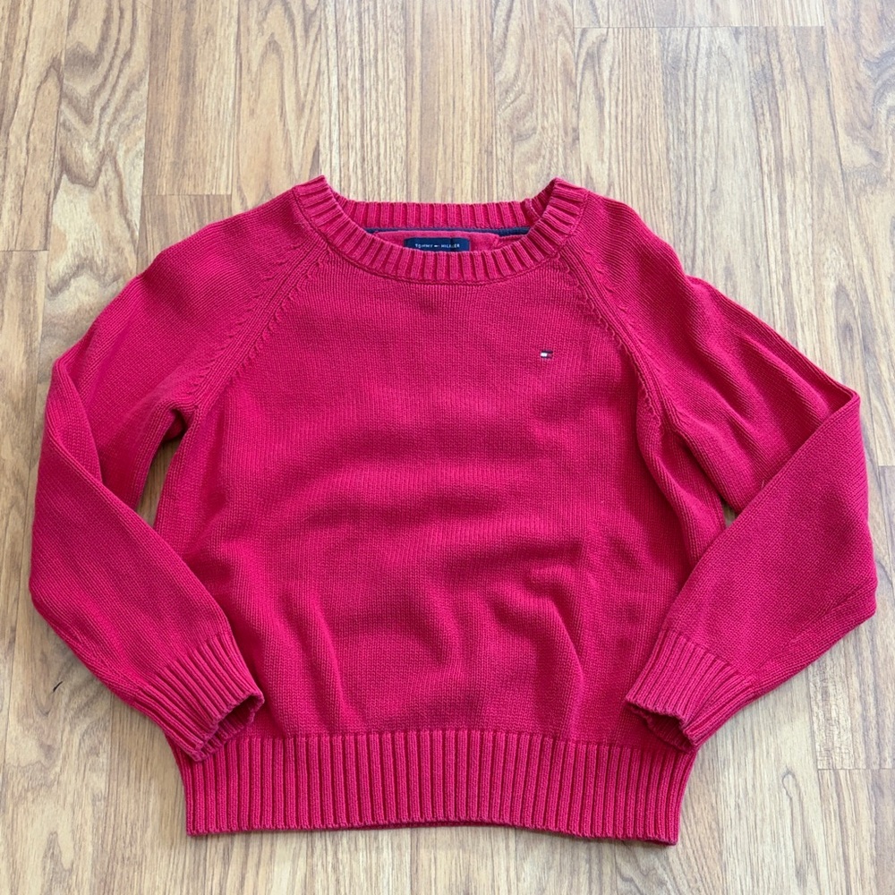 Tommy Hilfiger Crewneck Sweater Unisex Small 6/7  6 - 7